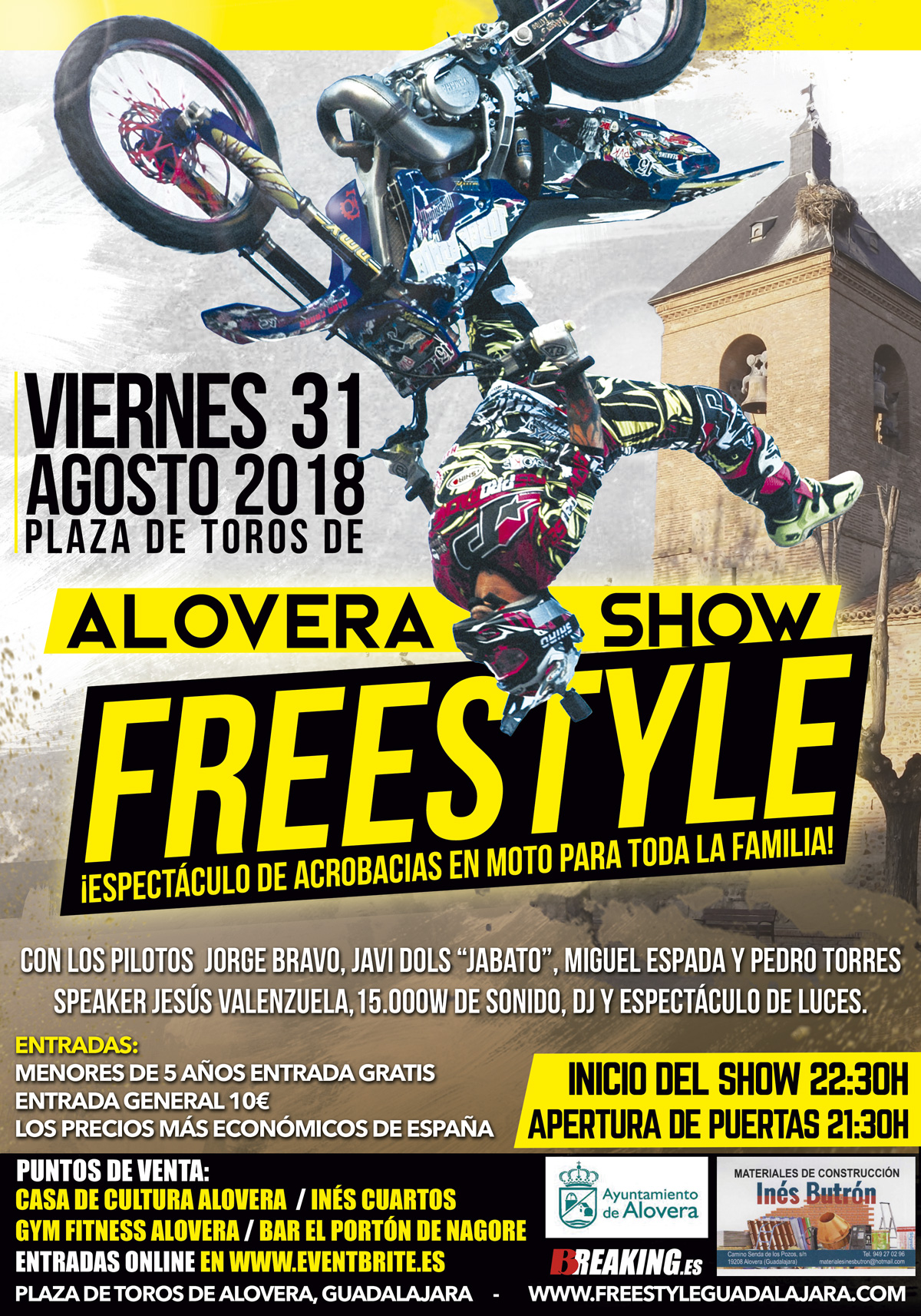 Freestyle Motocross de Alovera, Guadalajara